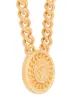Versace Medusa medallion chain necklace