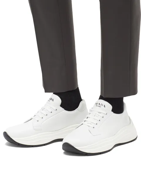 PRADA SNEAKERS MIT LOGO-PRINT
