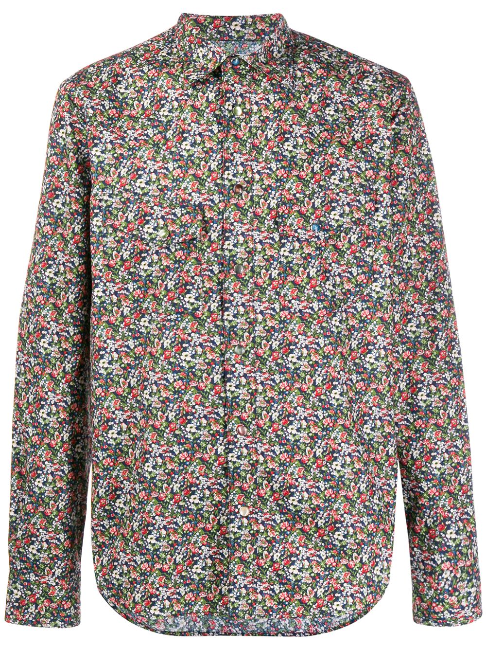 chemise à fleurs