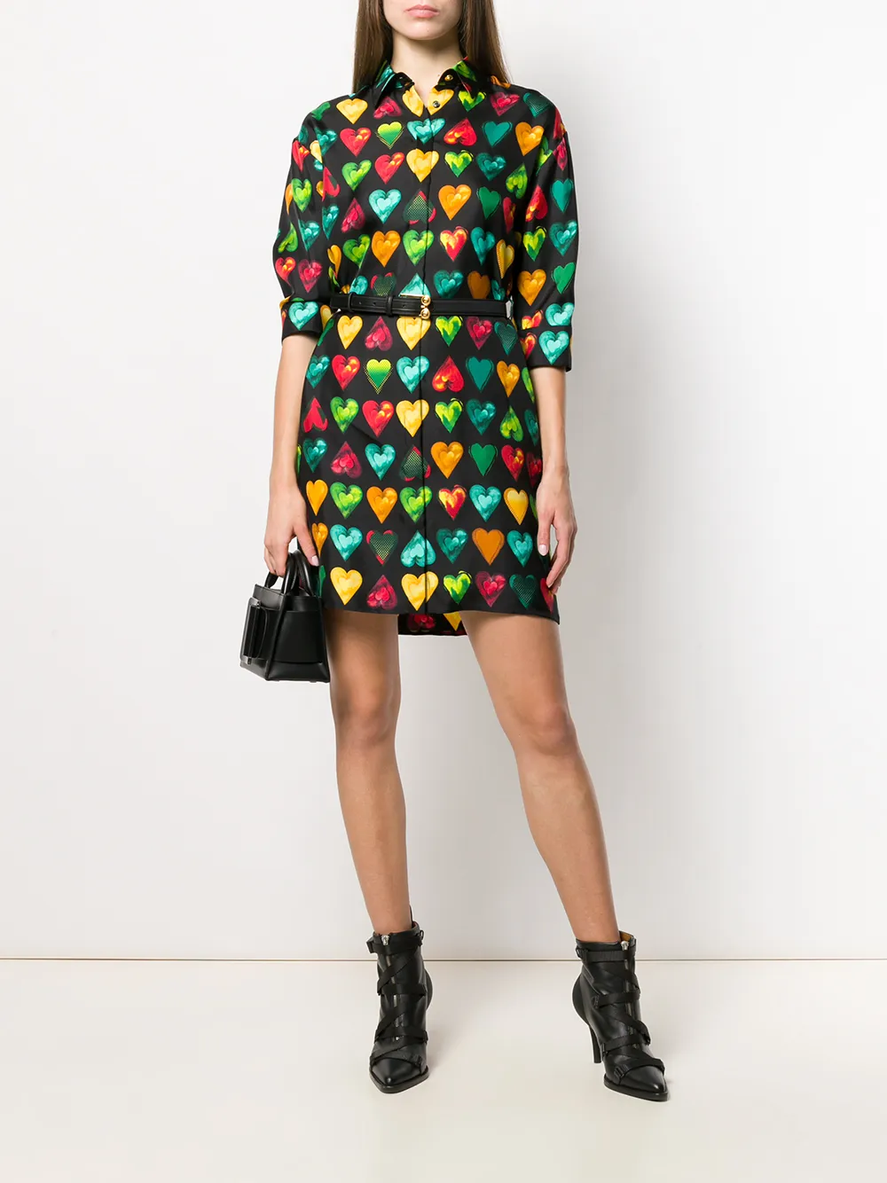 versace heart dress
