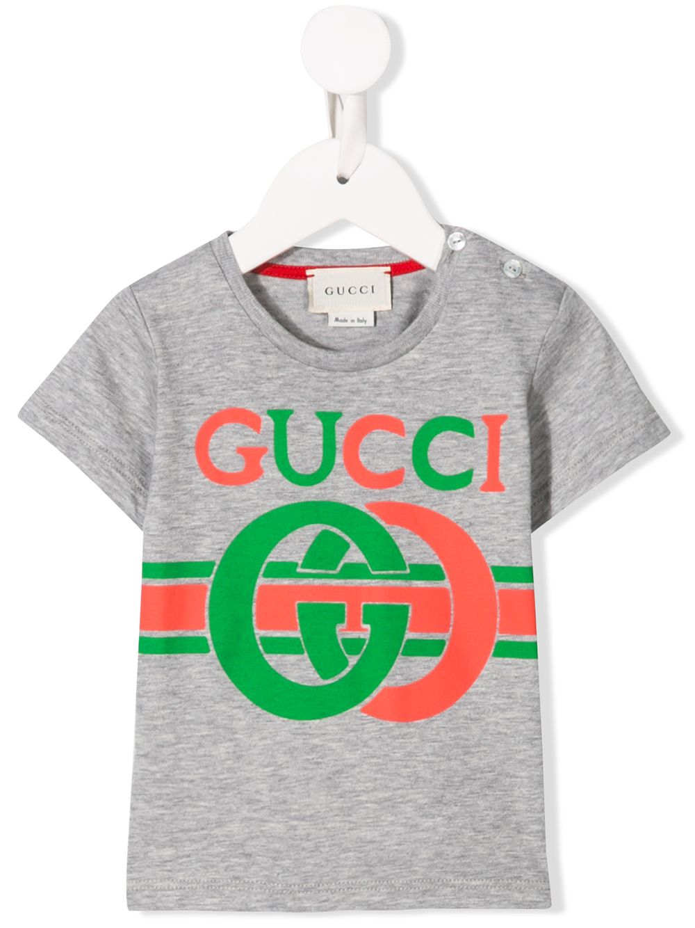 фото Gucci kids футболка с логотипом gg