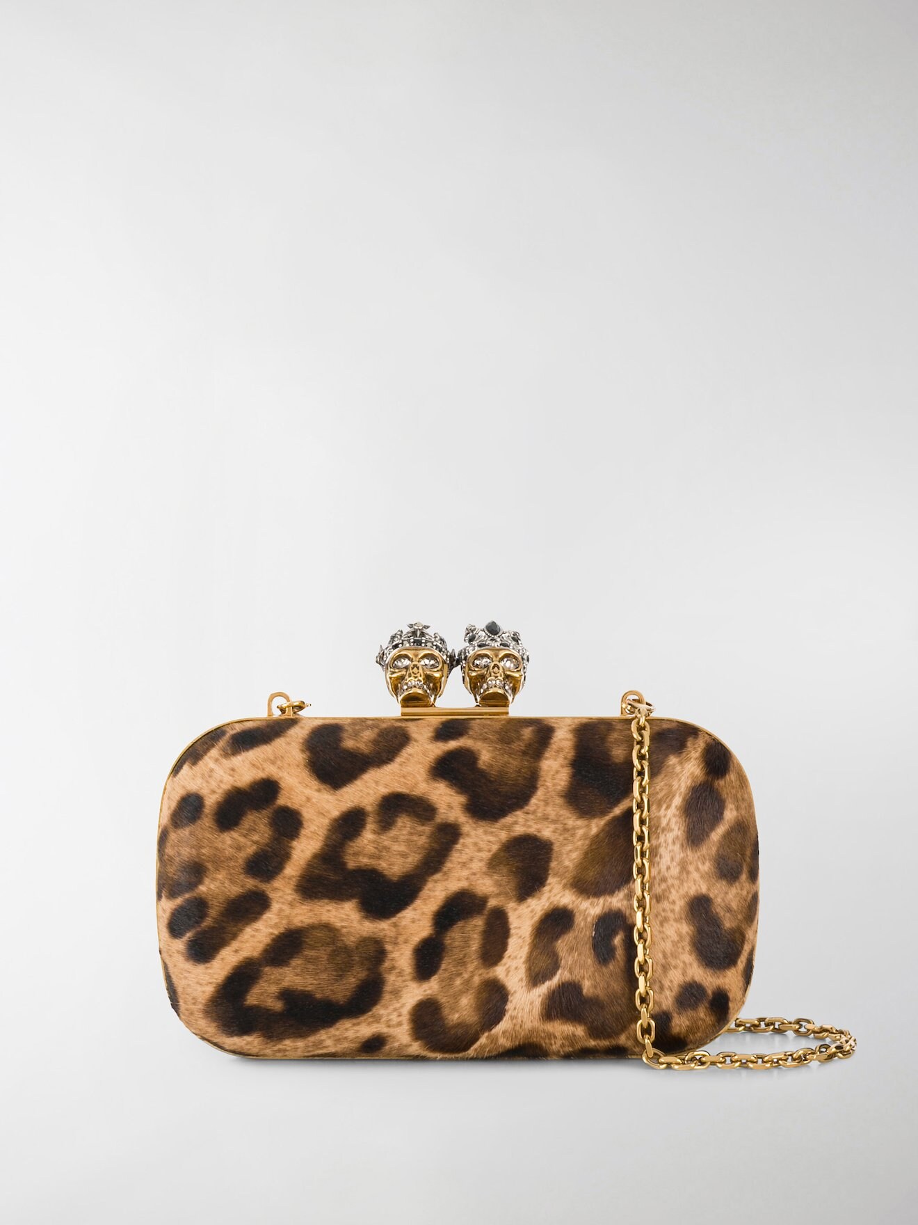 Centre Stage Leopard Clutch