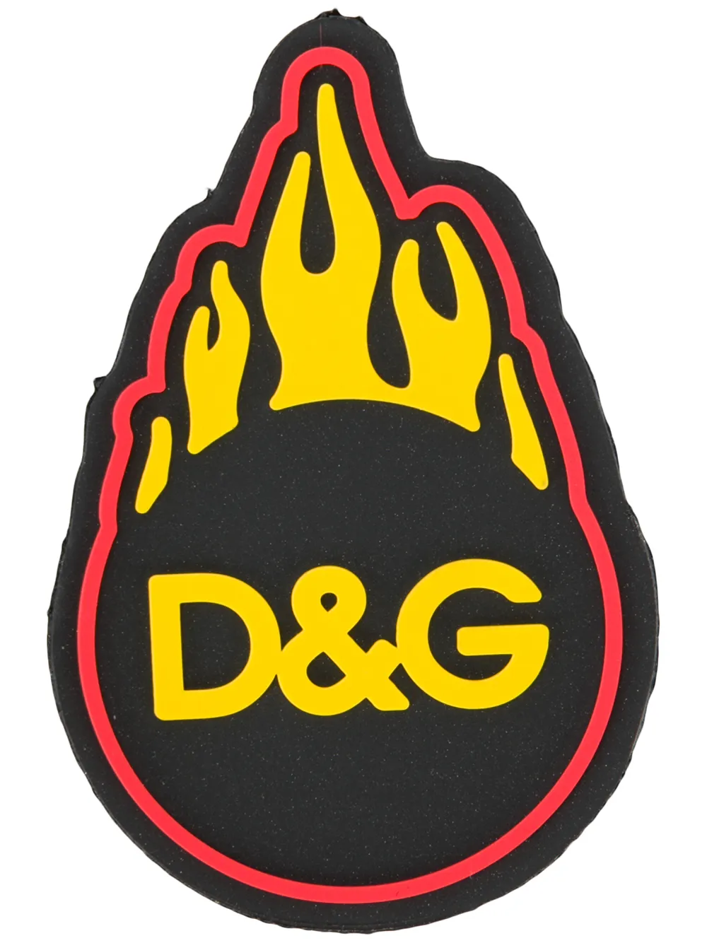 

Dolce & Gabbana flame logo Sorrento DGPATCH - Black