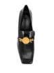 Versace Medusa chain pumps