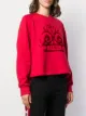 Fendi logo embroidered relaxed fit sweatshirt