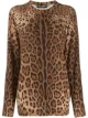 الصورة 1 من Dolce & Gabbana كنزة كشمير بطبعة