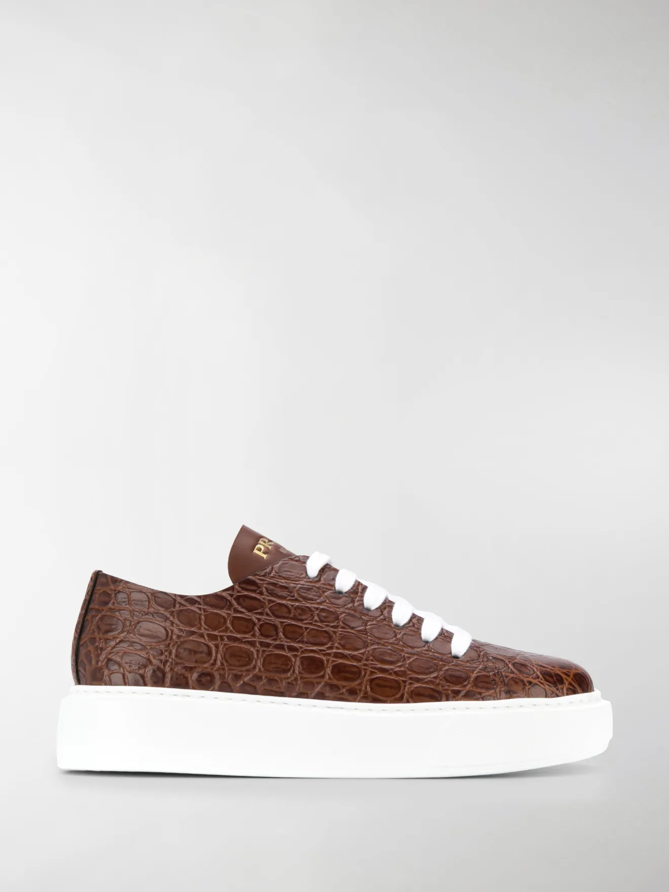 prada brown sneakers
