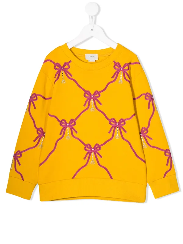 yellow gucci sweatshirt