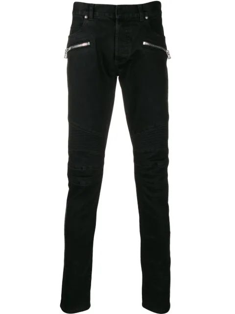 Balmain jeans slim a paneles