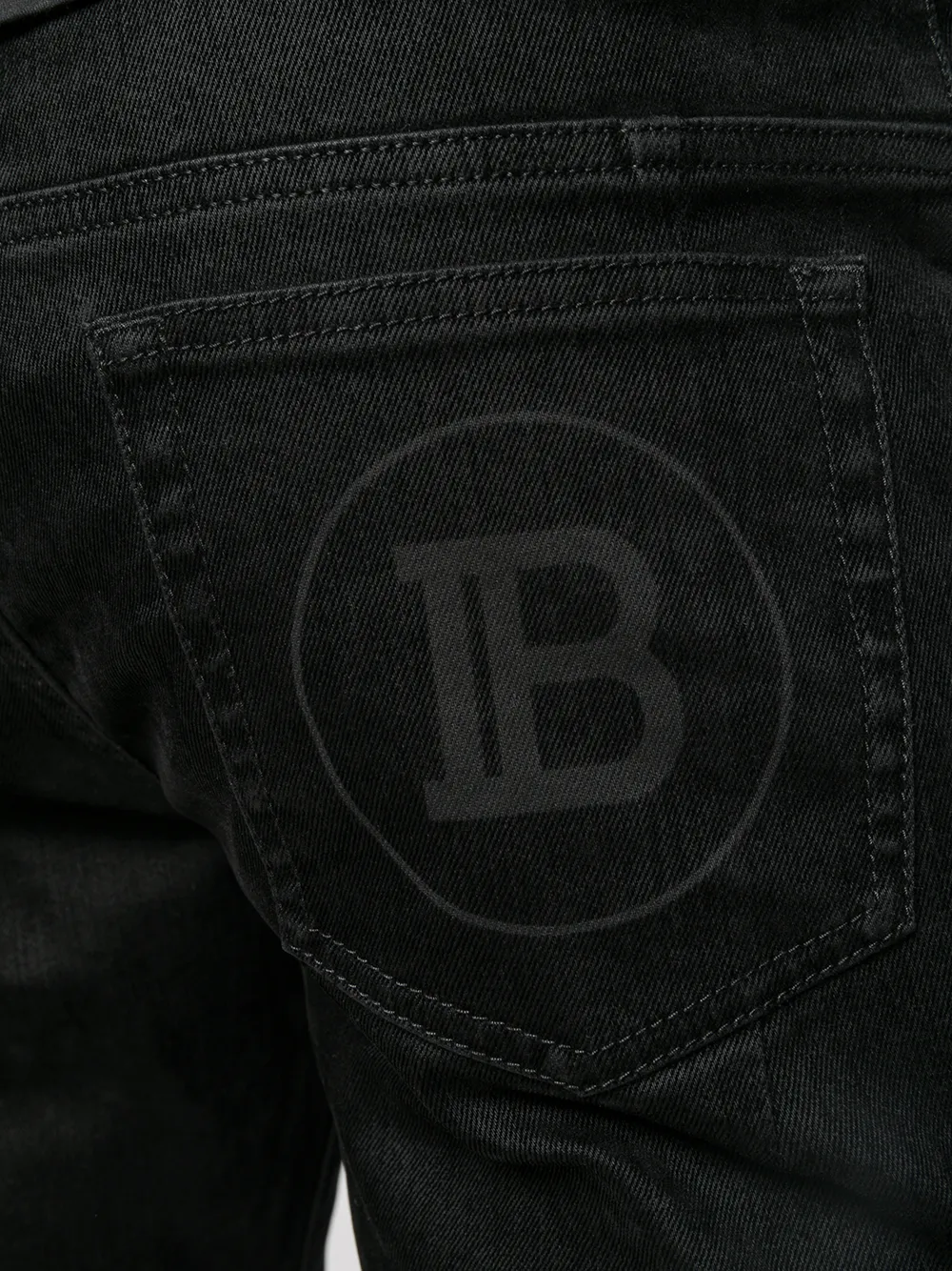Balmain Slim-fit jeans Zwart