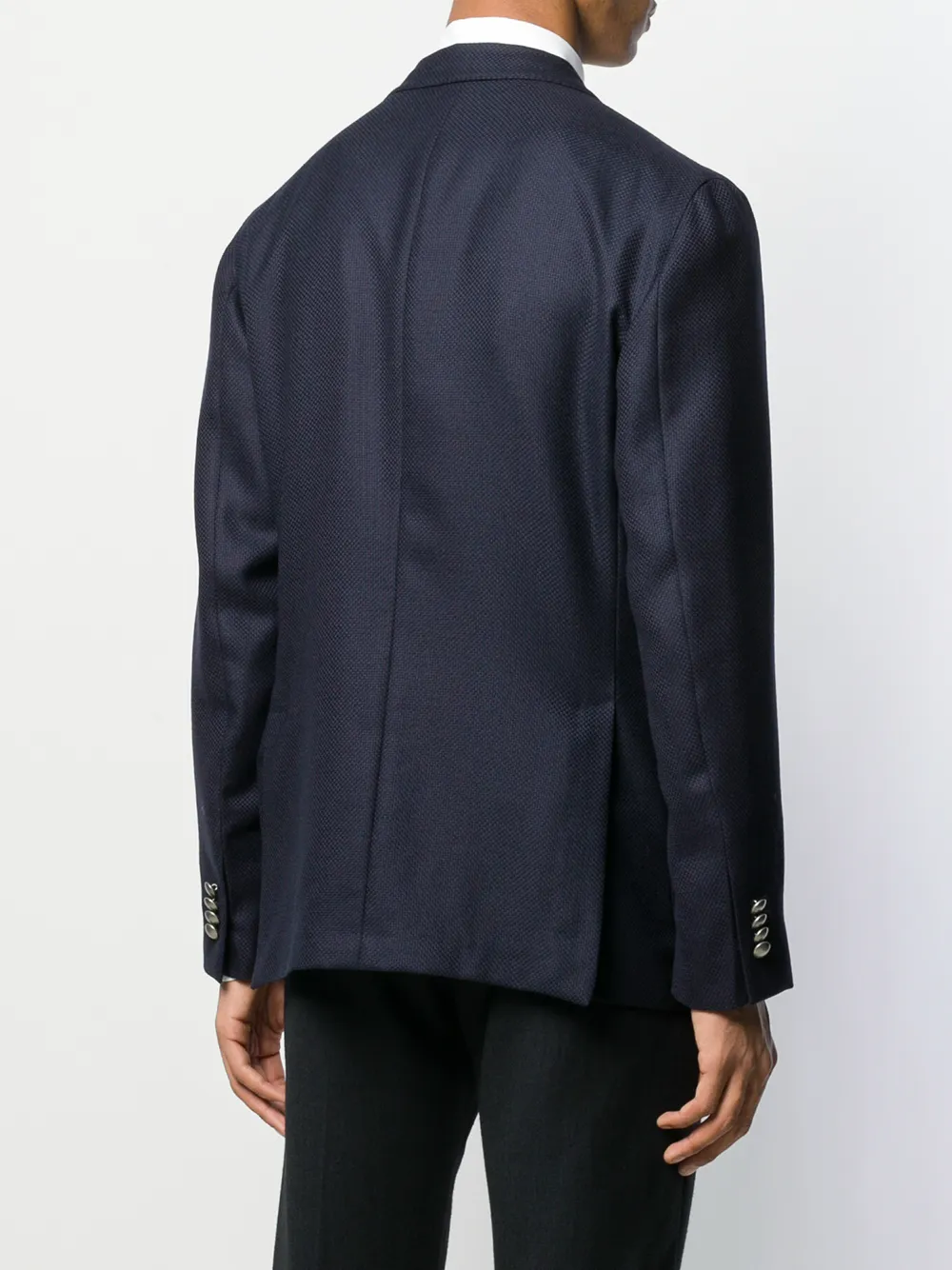 Boglioli Blazer met dubbele rij knopen Blauw