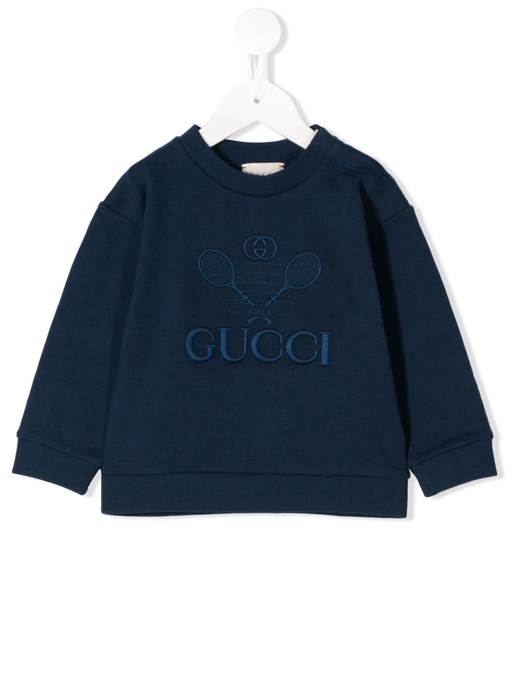 фото Gucci kids толстовка с вышитым логотипом