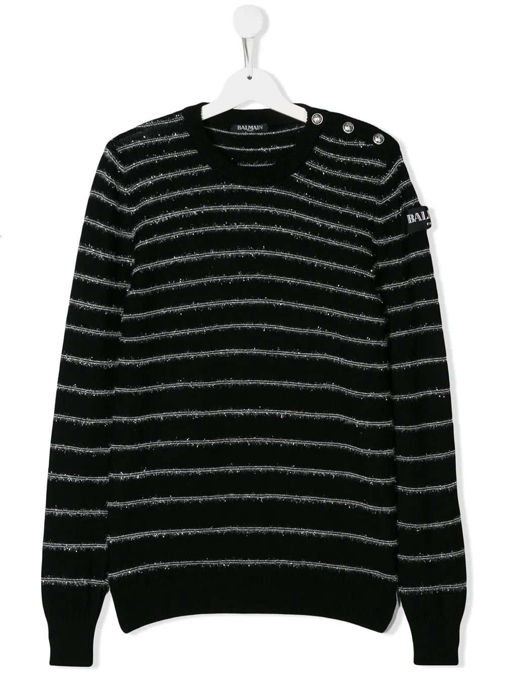 Balmain Kids джемпер в полоску