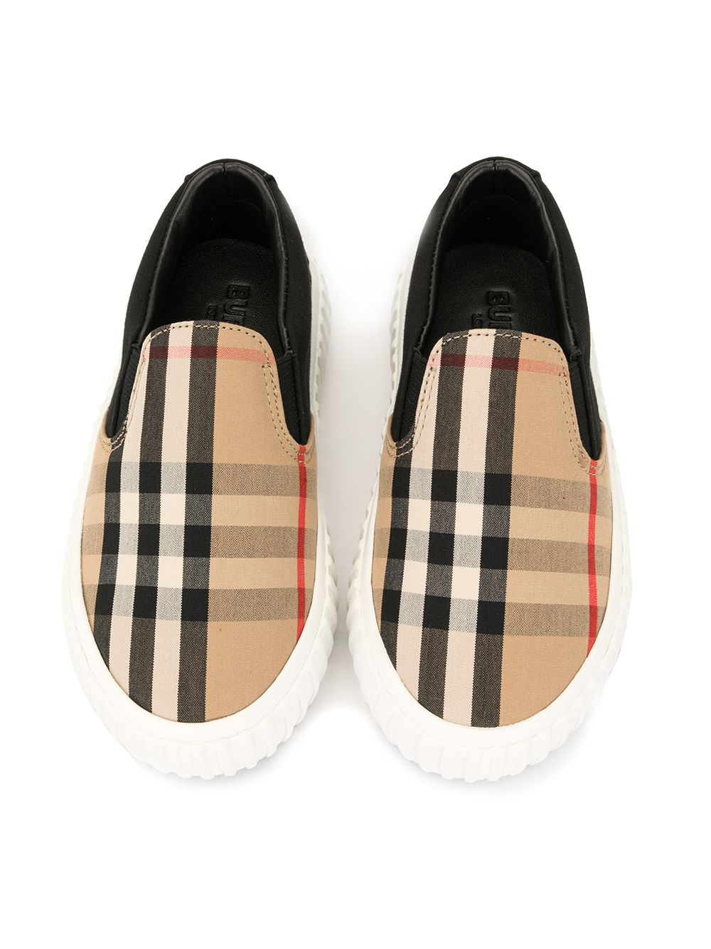 фото Burberry kids кроссовки в клетку vintage check