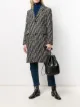 Image 2 of Saint Laurent chevron pattern single-breasted coat