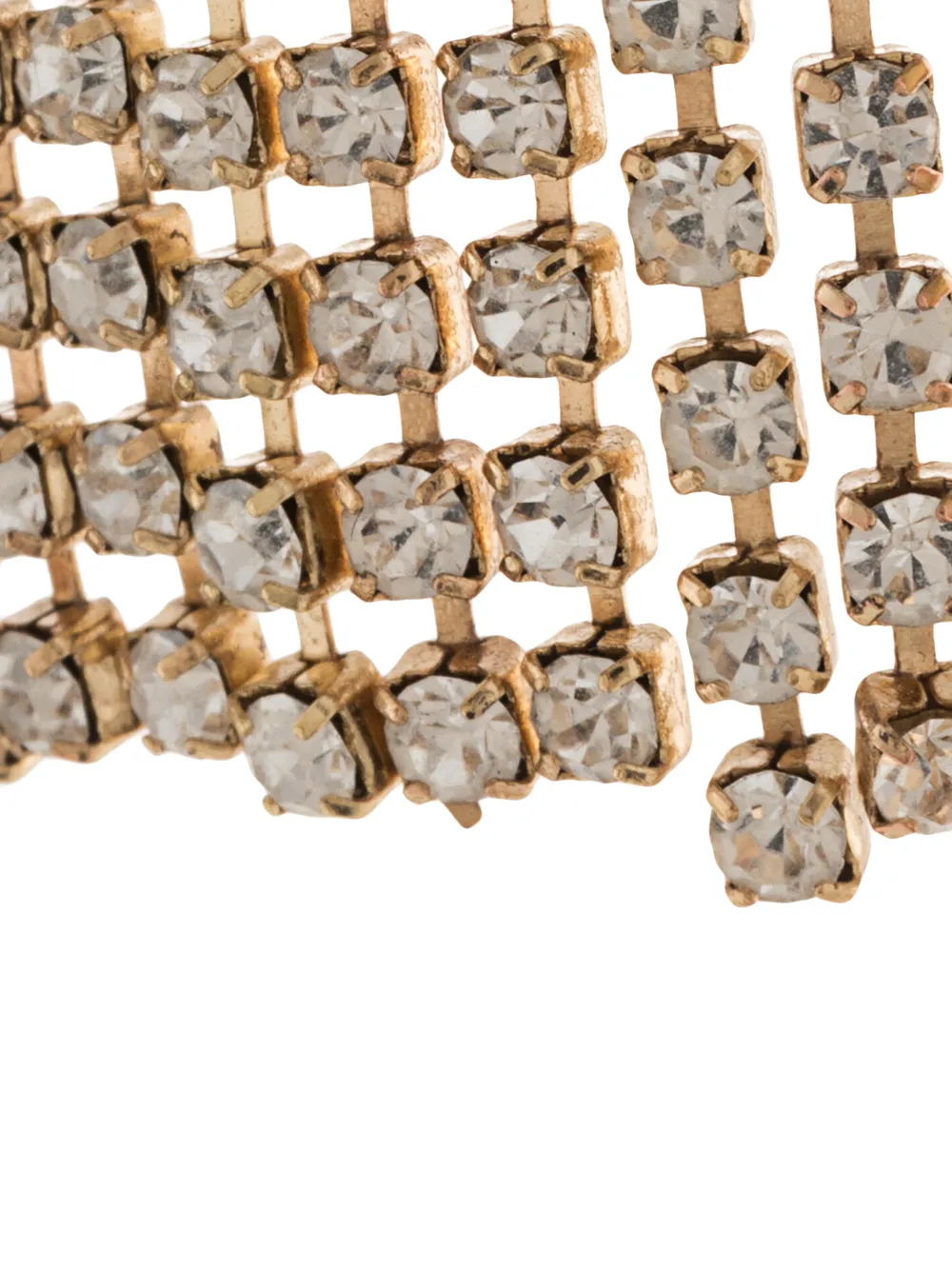  Ellery Orecchini Con Pavé Di Cristalli - Oro 