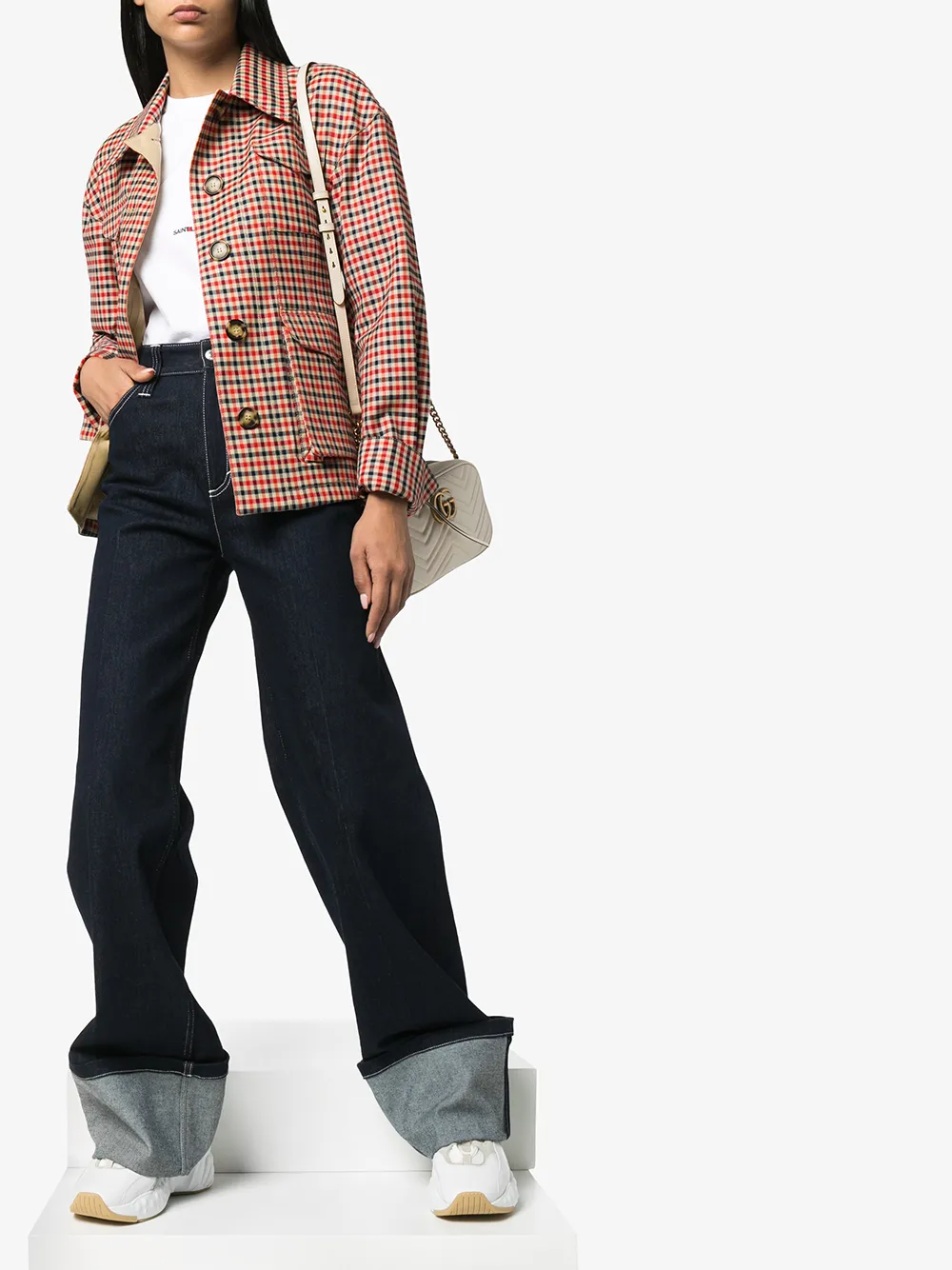 Wales Bonner checked jacket | Fitted Jackets | Image 2
