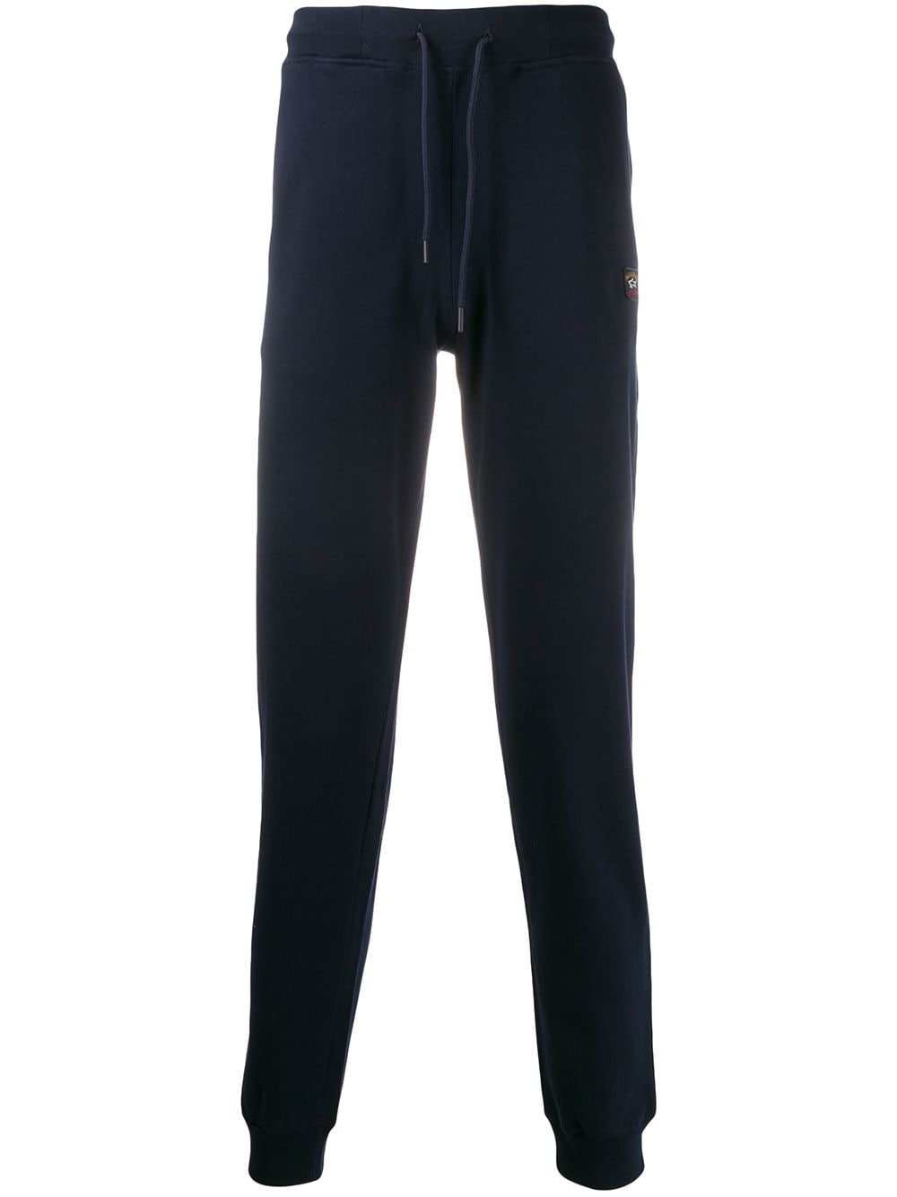 paul & shark pantalon de jogging à taille à lien de resserrage - bleu