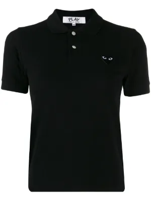 トップス Play comme des garcons girly polo shirt WMNS) COMME des GARCONS PLAY Polo Black Family Heart 'Grey