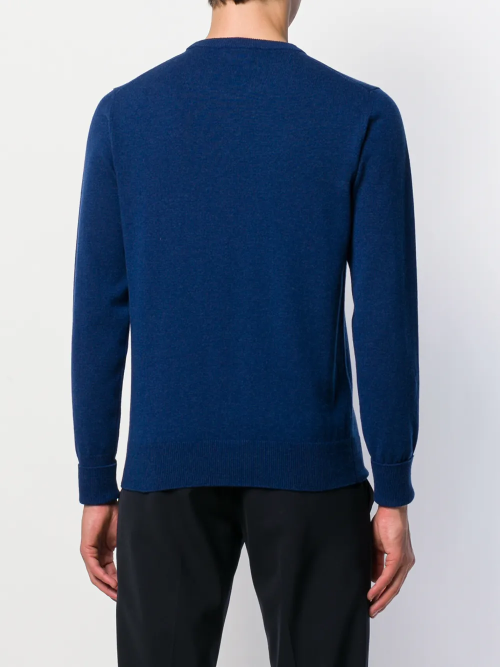 Ballantyne Fijngebreide trui Blauw