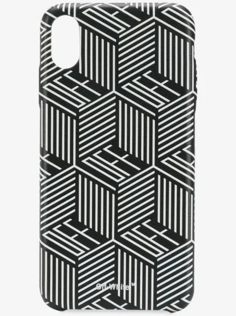 Off-White graphic logo print iPhone XS MAX case