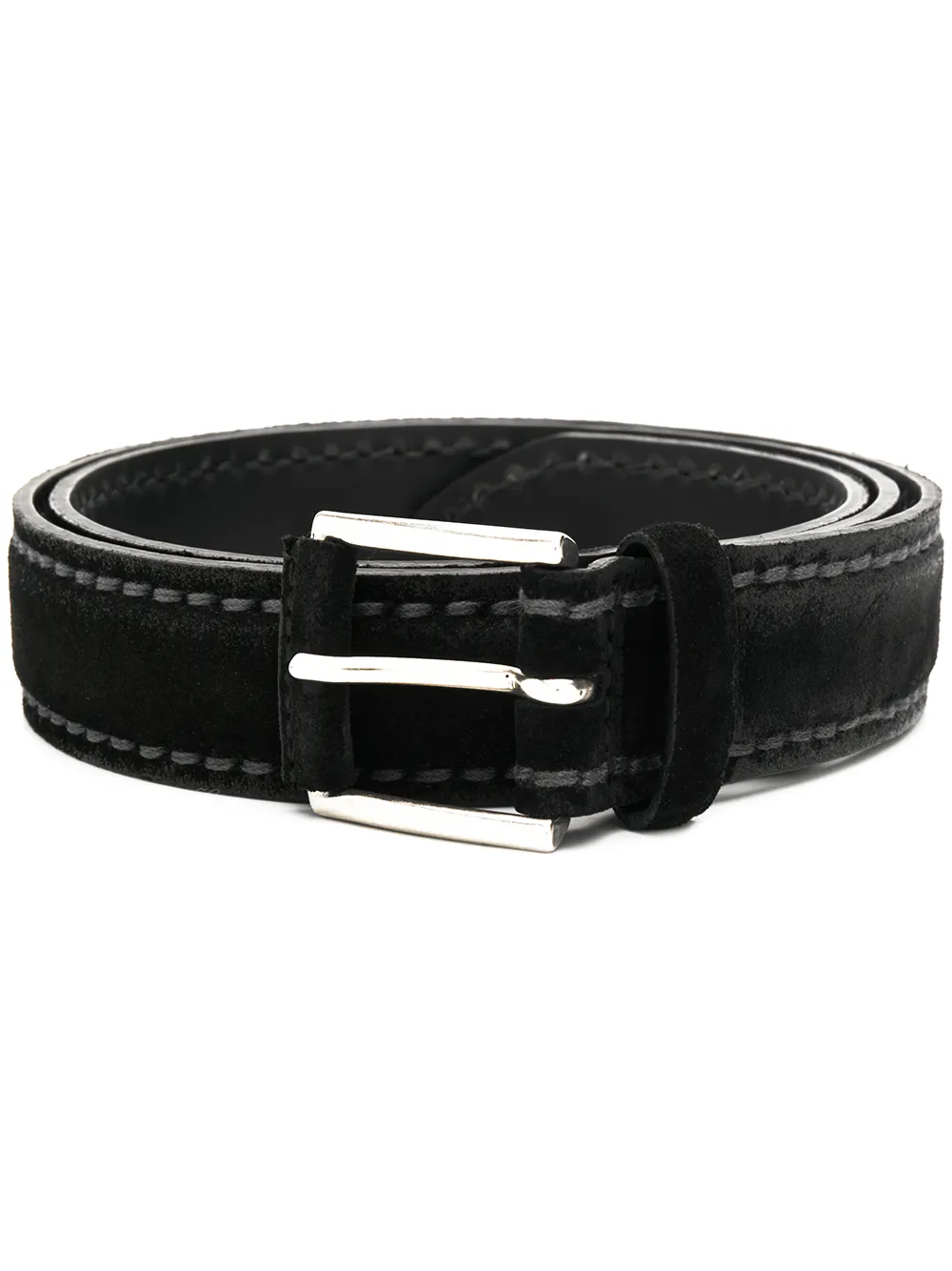 Orciani stitch detail belt | Black | Image 1