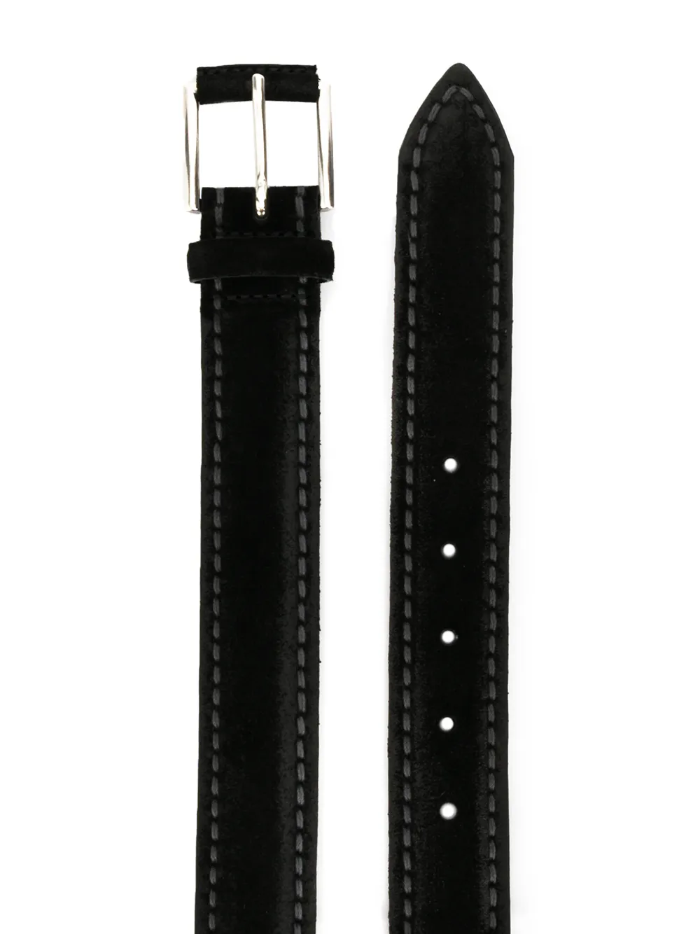 Orciani Riem met stiksels - Zwart