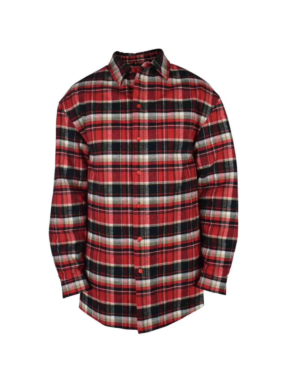 Balenciaga Camicia a quadri - Rosso