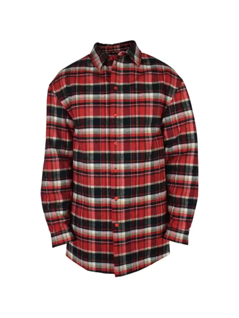 Balenciaga checked padded shirt