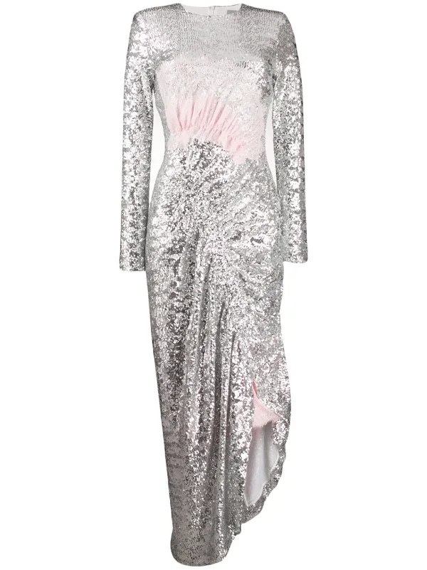 express pink sequin dress