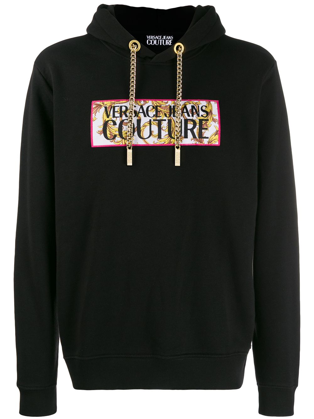 Versace Jeans Couture Logo Print Hoodie - Farfetch