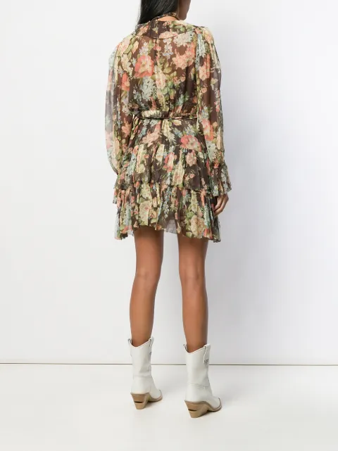 zimmermann espionage wrap dress