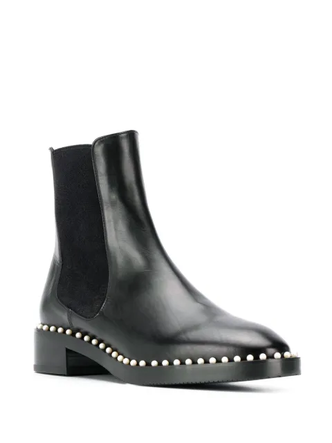 stuart weitzman laine suede chelsea boots