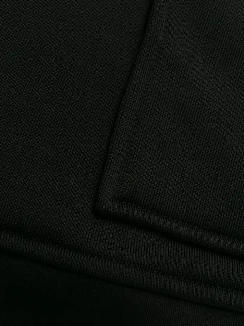 CourrÈGes Classic Long Sleeve Hoodie In Black