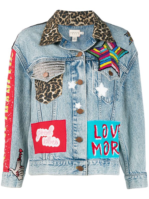 alice and olivia jean jacket