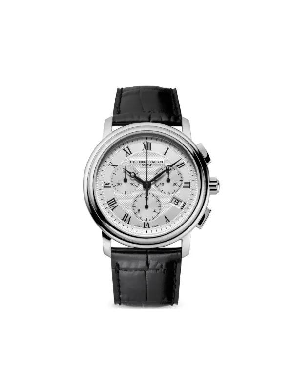 FREDERIQUE CONSTANT 　クロノグラフ クォーツ Frédérique Constant クラシック クオーツ クロノグラフ 40mm