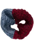 colville colour-block knit snood - Red