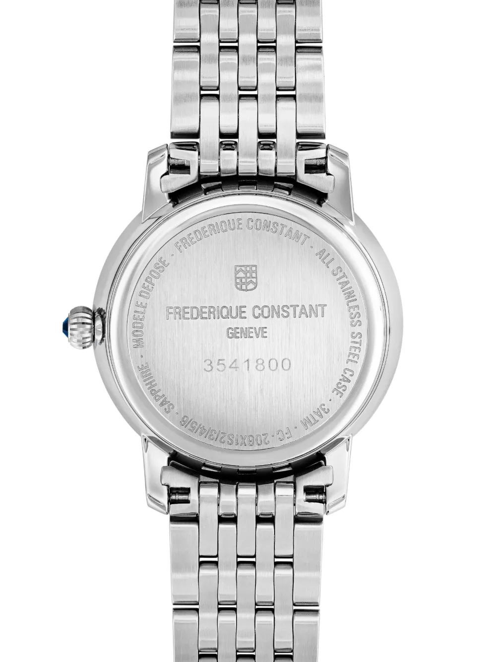  Frederique Constant Montre Classics Slimline Ladies Moonphase 30 Mm - Blanc 