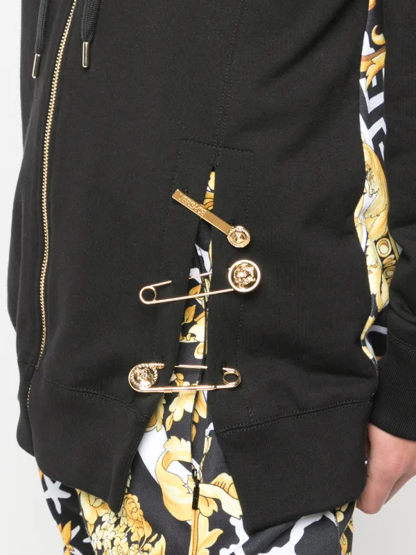 versace safety pin hoodie