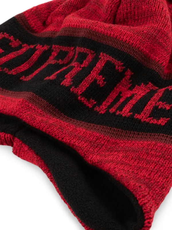 supreme heathered earflap beanie