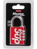 Supreme Master numeric combination lock - Red