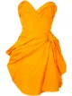 Image 1 of Carolina Herrera strapless draped dress