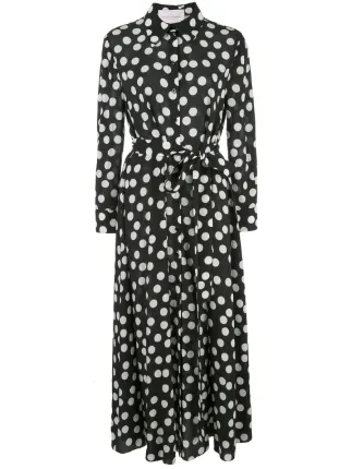 carolina herrera polka dot dress