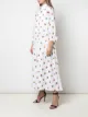 Carolina Herrera floral embroidered shirt dress
