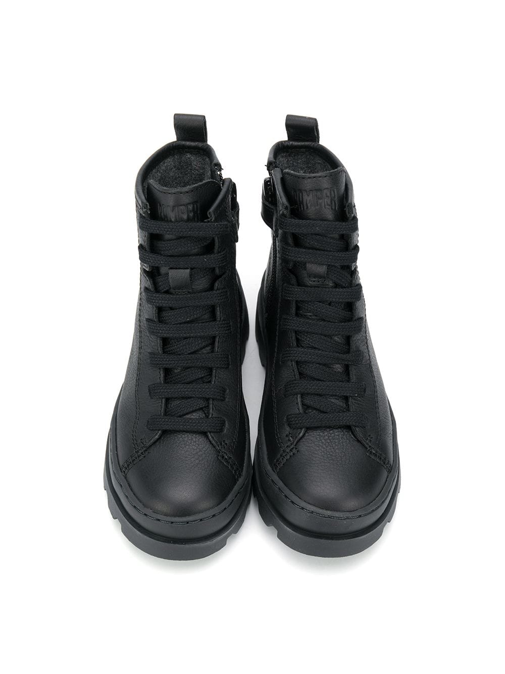 Shop Camper Brutus Leather Boots In Black