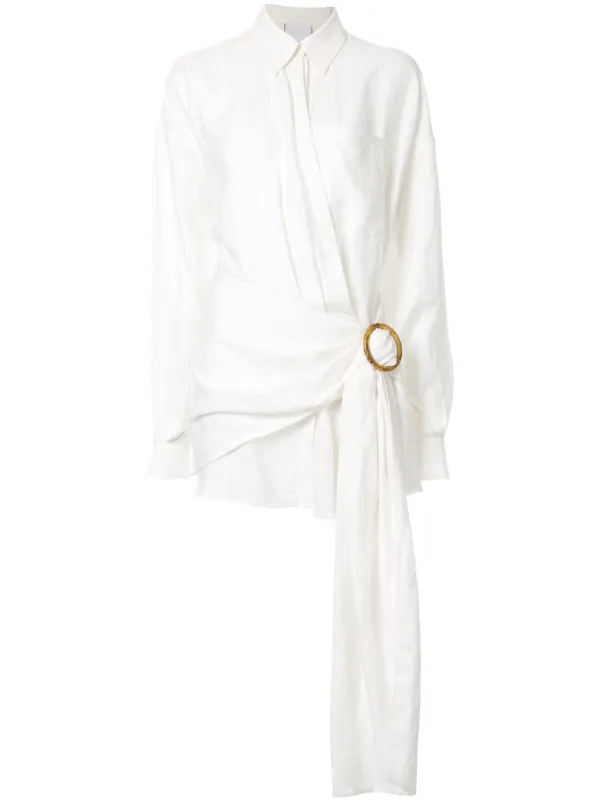 acler white dress