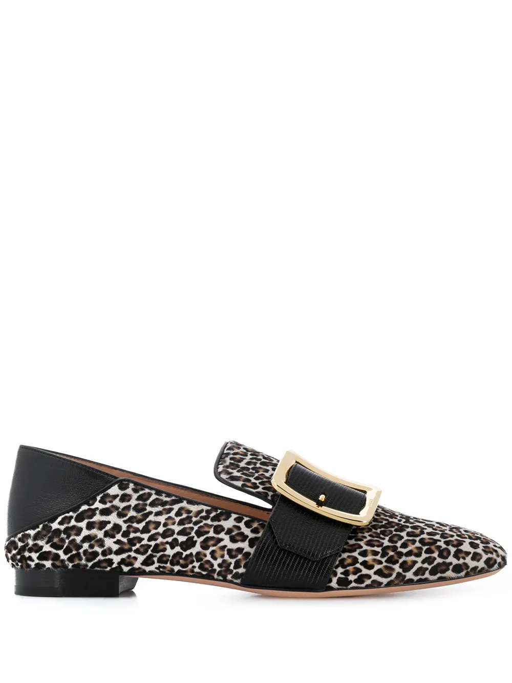 

Bally leopard print loafers - Negro