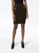 Balmain knitted bodycon skirt
