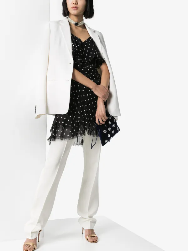 polka dot overall