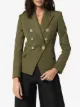 Balmain double-breasted grain de poudre jacket